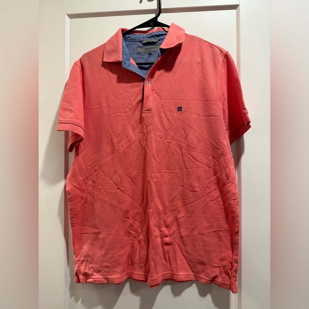 Givenchy Coral‎ Polo Shirt Size L